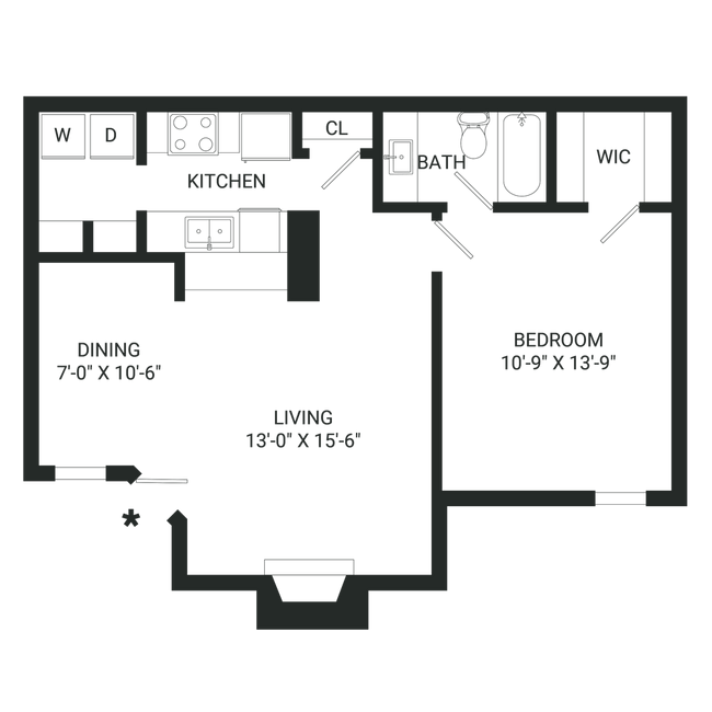 1x1 A1Uvw-Full Upgrade 2008 floor plan
